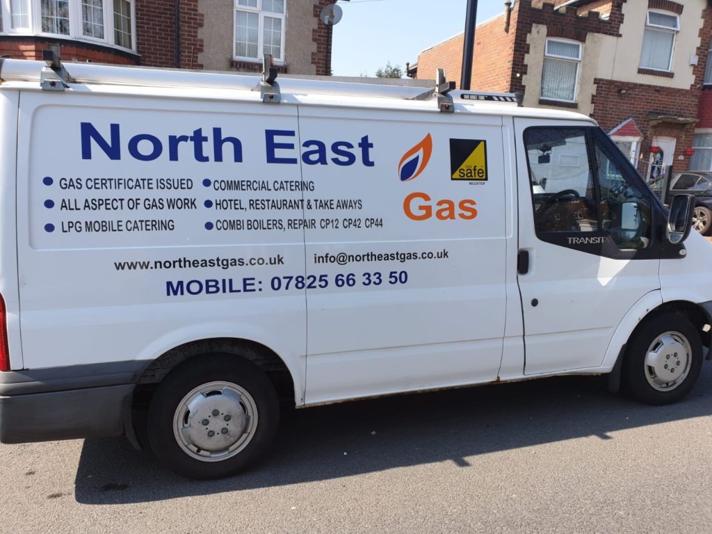 North East Gas boiler service van